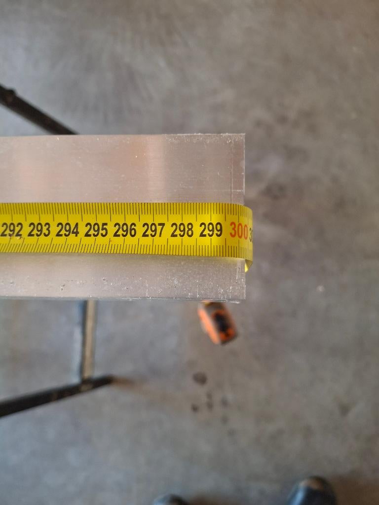 Aluminium platstaf, Doe-het-zelf en Verbouw, Metalen, Ophalen, Nieuw, Aluminium