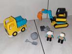 Duplo rupsband graafmachine en kiepwagen, Gebruikt, Ophalen of Verzenden, Duplo, Duplo