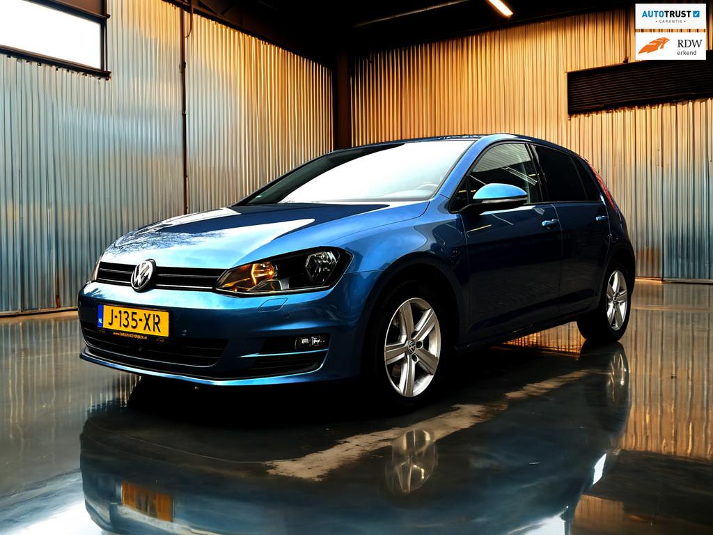 Volkswagen Golf 1.4 TSI Highline Clima_Parkeerassist_Navi_St, Euro 5, Gebruikt, 4 cilinders, Blauw