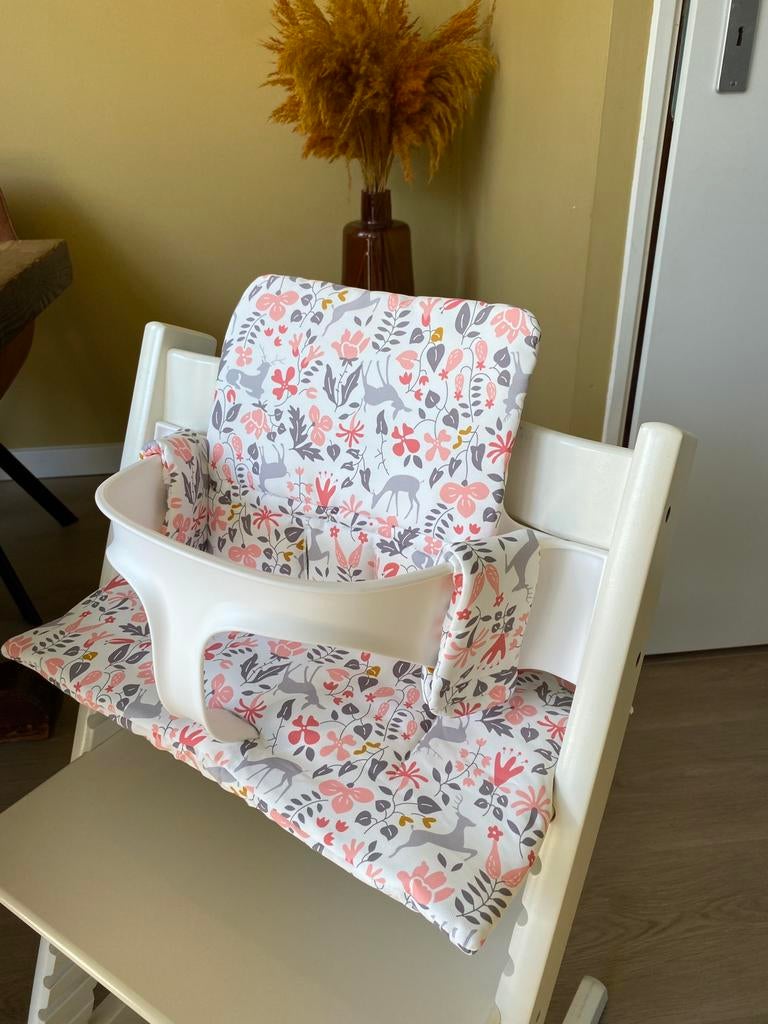 Hertjes kussenset voor kinderstoel stokke tripp trapp, Kinderen en Baby's, Kinderstoelen, Ophalen of Verzenden, Nieuw, Meegroeistoel
