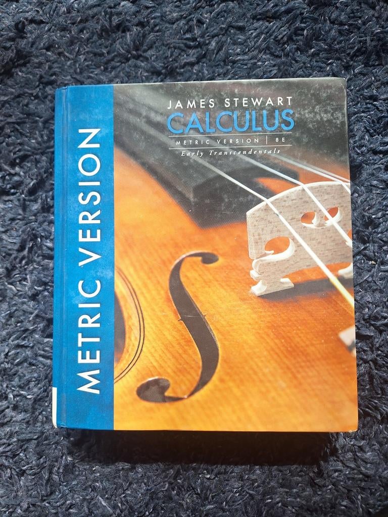 Calculus Metric Version - James Stewart 8e, Boeken, Studieboeken en Cursussen, Ophalen of Verzenden, Beta, Gelezen, WO