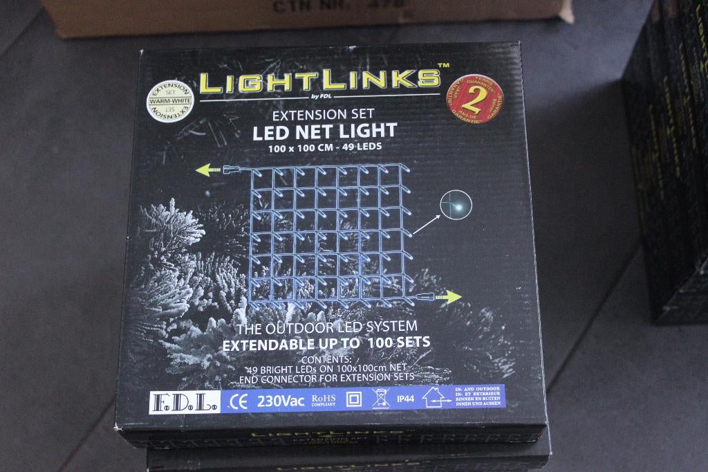Partij koppelbare LED  netverlichting Kerstverlichting, Ophalen, Nieuw