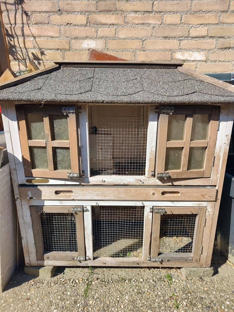 Buitenverblijf, buitenhok, cavia, konijn, Dieren en Toebehoren, Ophalen, Hok, Konijn, Minder dan 60 cm