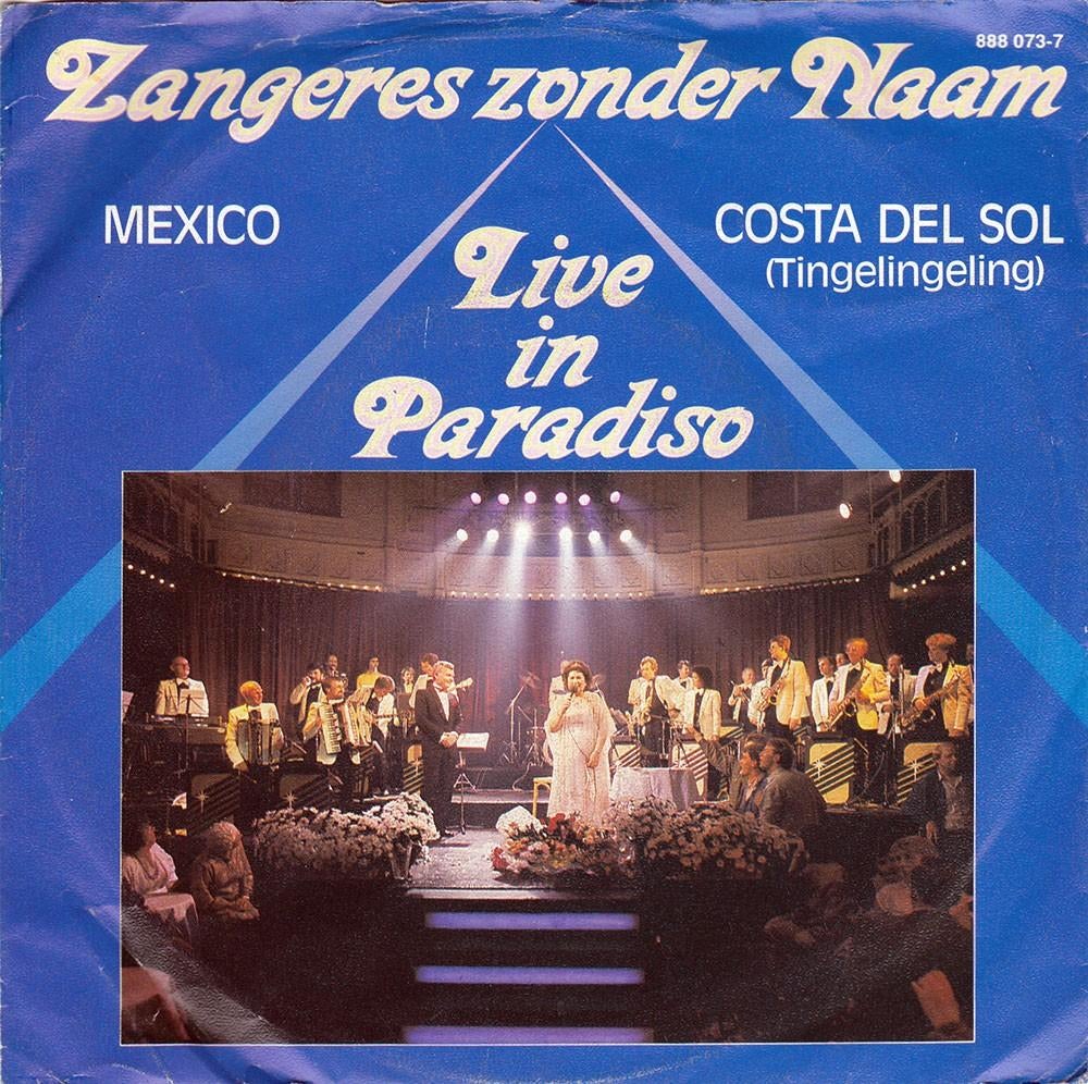 Zangeres Zonder Naam - Mexico 7", 7 inch, Single, Ophalen of Verzenden, Zo goed als nieuw