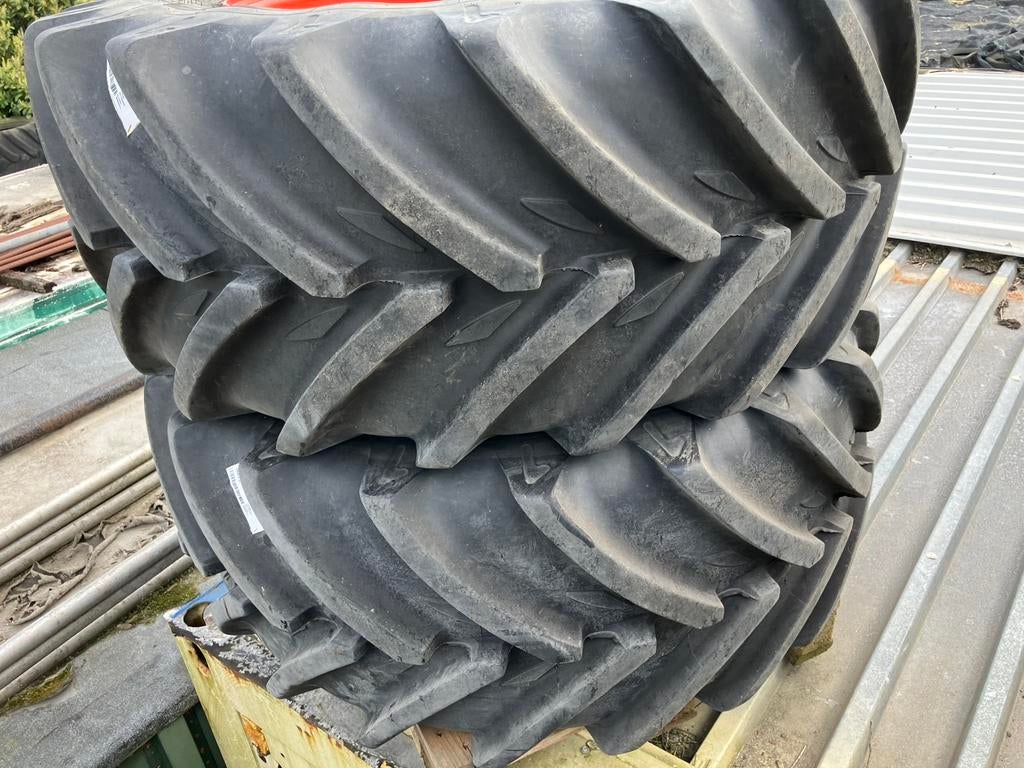 Michelin Xeobib 650/60R38 en 520/60R28 op velg, Ophalen, Zo goed als nieuw