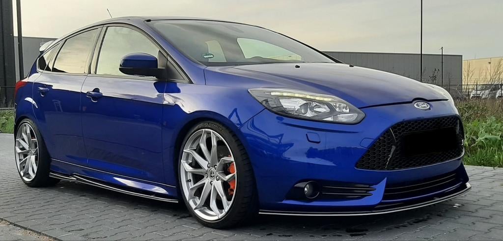 Ford Focus 2.0 ST3 Ecoboost 184KW 5DRS H6 2014 Blauw, Auto's, Ford, Zwart, 4 cilinders, 1337 kg, Handgeschakeld