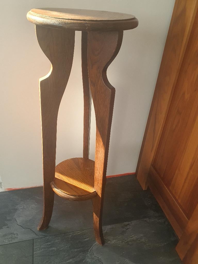 eiken plantentafel ca 100 jaar oud, Ophalen of Verzenden, Zo goed als nieuw