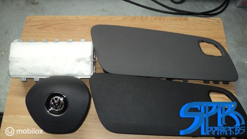 Polo 6C Airbagset Stuur Airbag Passagier Airbags Set Gordel, Gebruikt, Volkswagen, Ophalen of Verzenden, Volkswagen