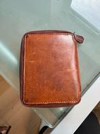 Leren portemonnee met rits - Hill Burry, Overige merken, Bruin, Ophalen of Verzenden, Zo goed als nieuw