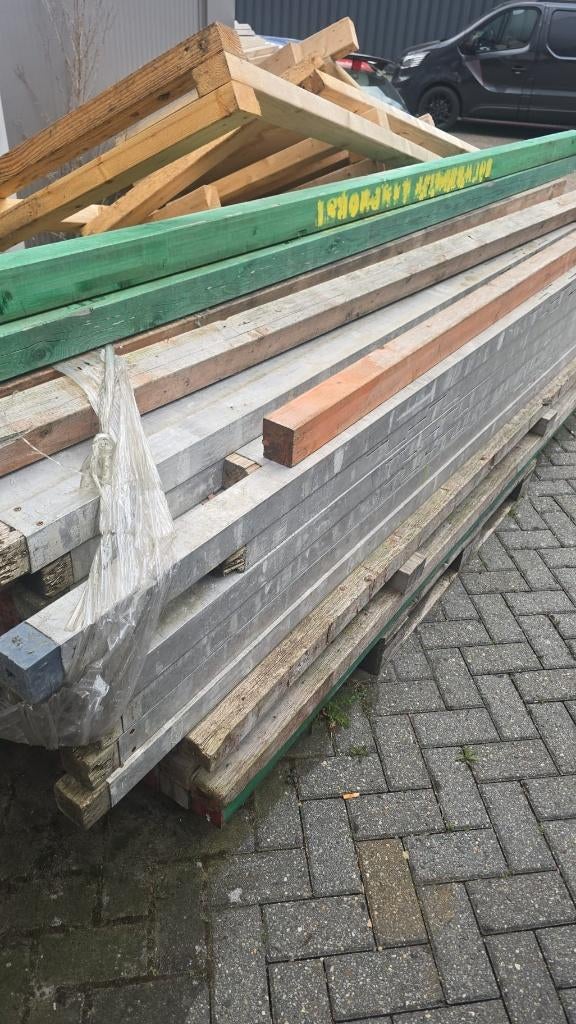 Metselprofielen, Doe-het-zelf en Verbouw, Hout en Planken, Ophalen, Gebruikt, Minder dan 25 mm, Pallet