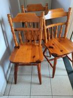 Stoelen en lederen zetel. Gratis af te halen in Maaseik, Ophalen