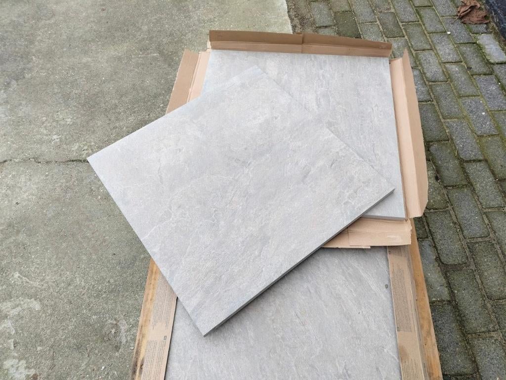 Keramische tegels 60x60x2cm keramiek tuin terras pad;, Ophalen, Keramiek, Nieuw, 5 tot 10 m²