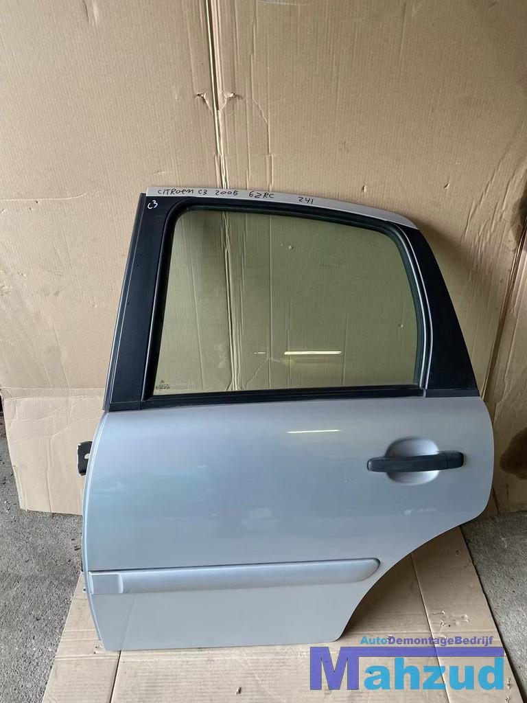CITROEN C3 GRIJS EZRC Links achter deur portier 5 deurs, Gebruikt, Citroën, Ophalen of Verzenden, Achter