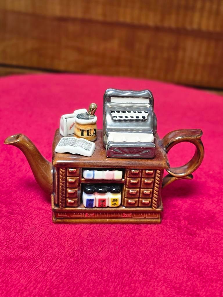 Unieke Vintage Cardew Design Theepot - Kantoor Bureau, Ophalen of Verzenden