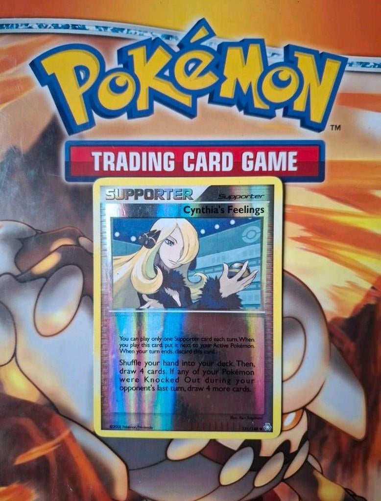 Cynthia's feelings 131/146 Diamond&Pearl Legends Awakened rh, Ophalen of Verzenden, Gebruikt, Losse kaart, Foil