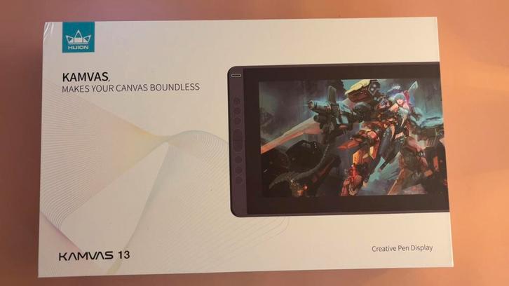 NIEUW - Huion Kamvas 13 - 13.3 inch, Computers en Software, Tekentablets, Zo goed als nieuw, Bedraad, Ophalen of Verzenden