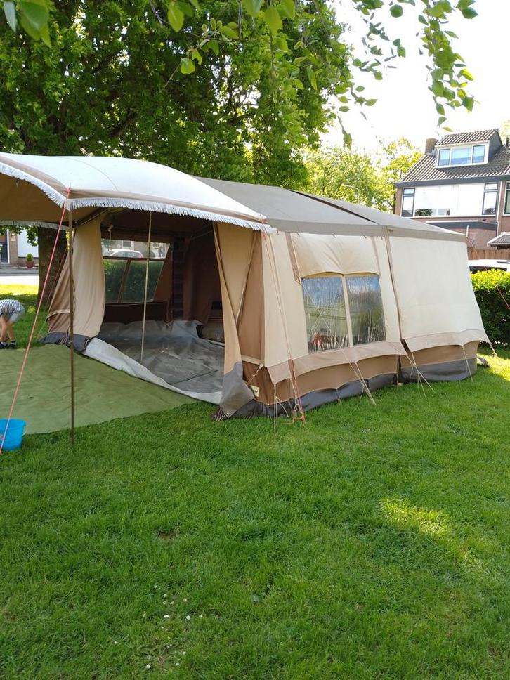 Goed gebruikte, lekvrije vouwwagen voor 6 personen, Caravans en Kamperen, Vouwwagens, Ophalen of Verzenden