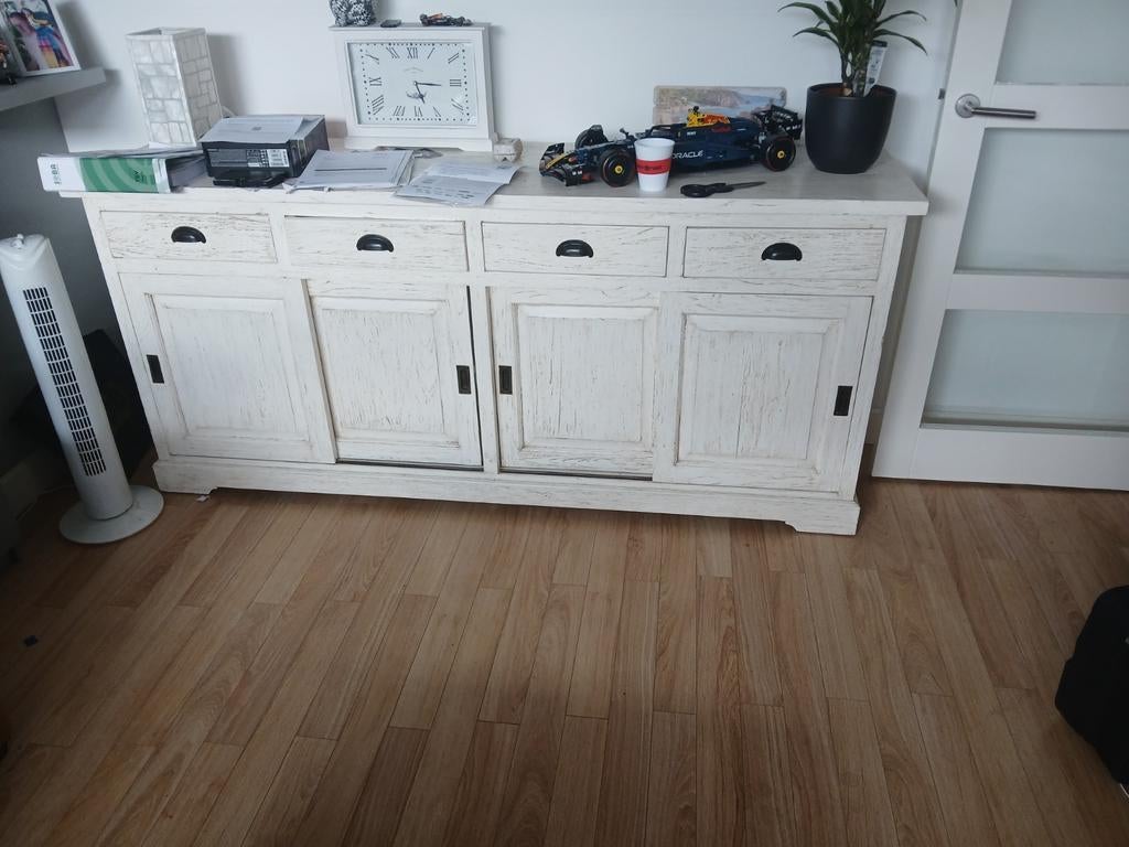 Teak houten dressoir, Ophalen
