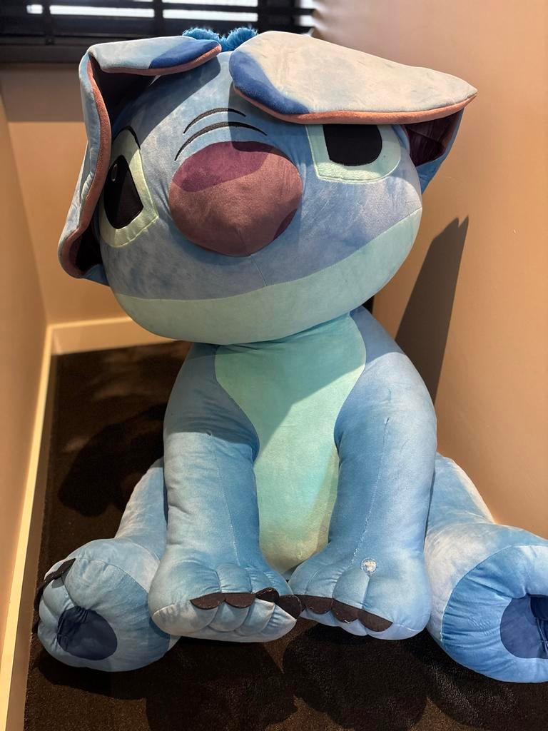 Fantastisch grote Stitch knuffel met geluid - bijna 1 meter!, Kinderen en Baby's, Speelgoed | Knuffels en Pluche, Ophalen of Verzenden
