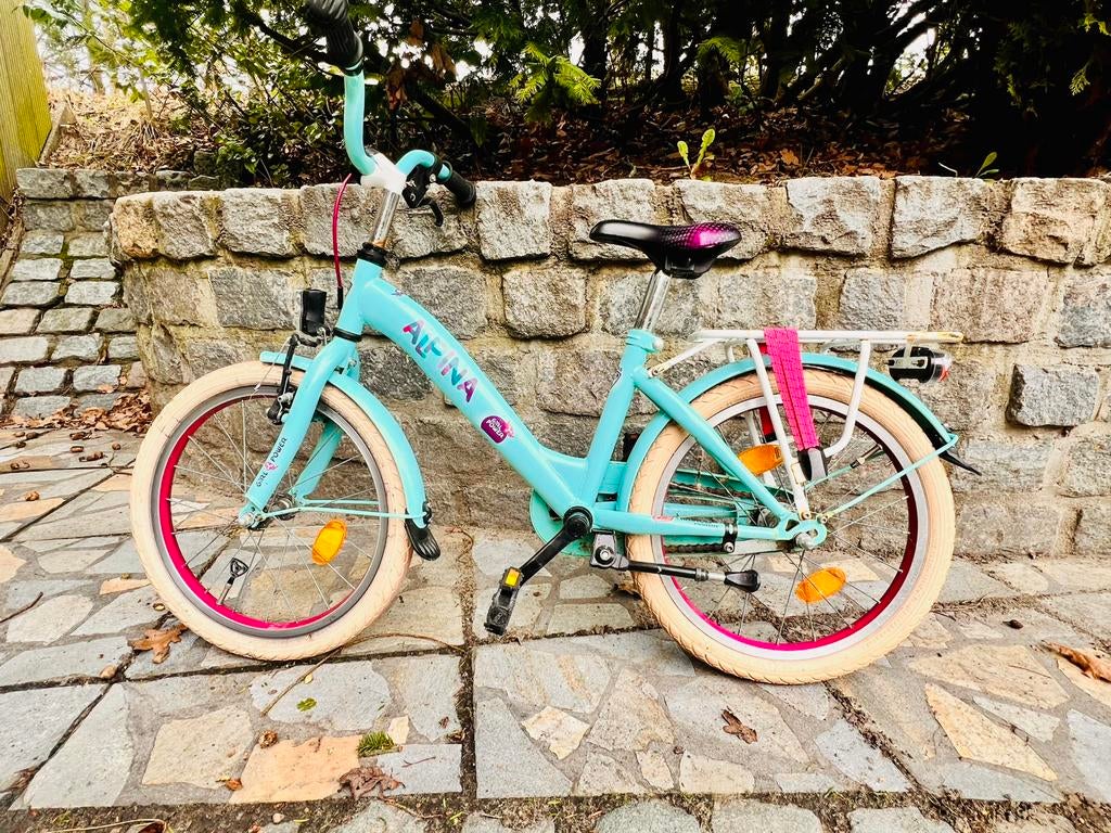 Alpina Girlpower 18 inch meisjesfiets, Ophalen, Gebruikt, 18 inch, Handrem