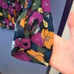 Custommade model Athalie blouse blauw/oranje/fuchsia S 42595, Blauw, ., Nieuw, Custommade