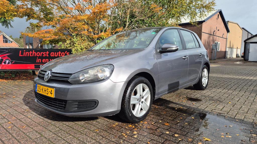 Volkswagen Golf 1.6 MPI Comfortline LPG-G3-2009, Auto's, Volkswagen, Voorwielaandrijving, Stof, Gebruikt, Zwart