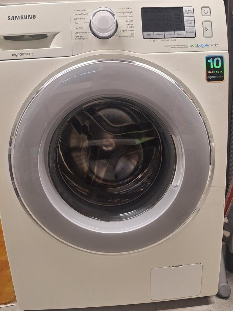 Wasmachine Samsung 8 kilo, Witgoed en Apparatuur, Ophalen, 1200 tot 1600 toeren, 85 tot 90 cm