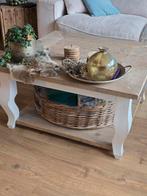 Salontafel 90x90 cm inclusief mand, Huis en Inrichting, Tafels | Salontafels, Ophalen, Gebruikt, 50 tot 100 cm, Vierkant