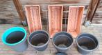 plantenbakken en/of potten, Tuin en Terras, Ophalen, Kunststof, Gebruikt, Minder dan 30 cm