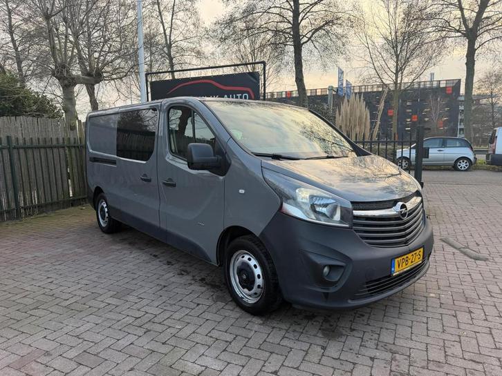 Opel Vivaro 1.6 CDTI L2H1 DC Sport EcoFlex 5Pers Camera, Auto's, Bestelauto's, Bedrijf, Te koop, ABS, Airconditioning, Bluetooth