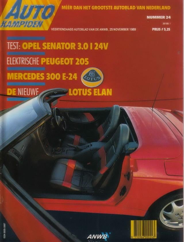 Autokampioen 24 1989 : Opel Senator - Mercedes Benz 300E-24, Ophalen of Verzenden, Gelezen, Algemeen