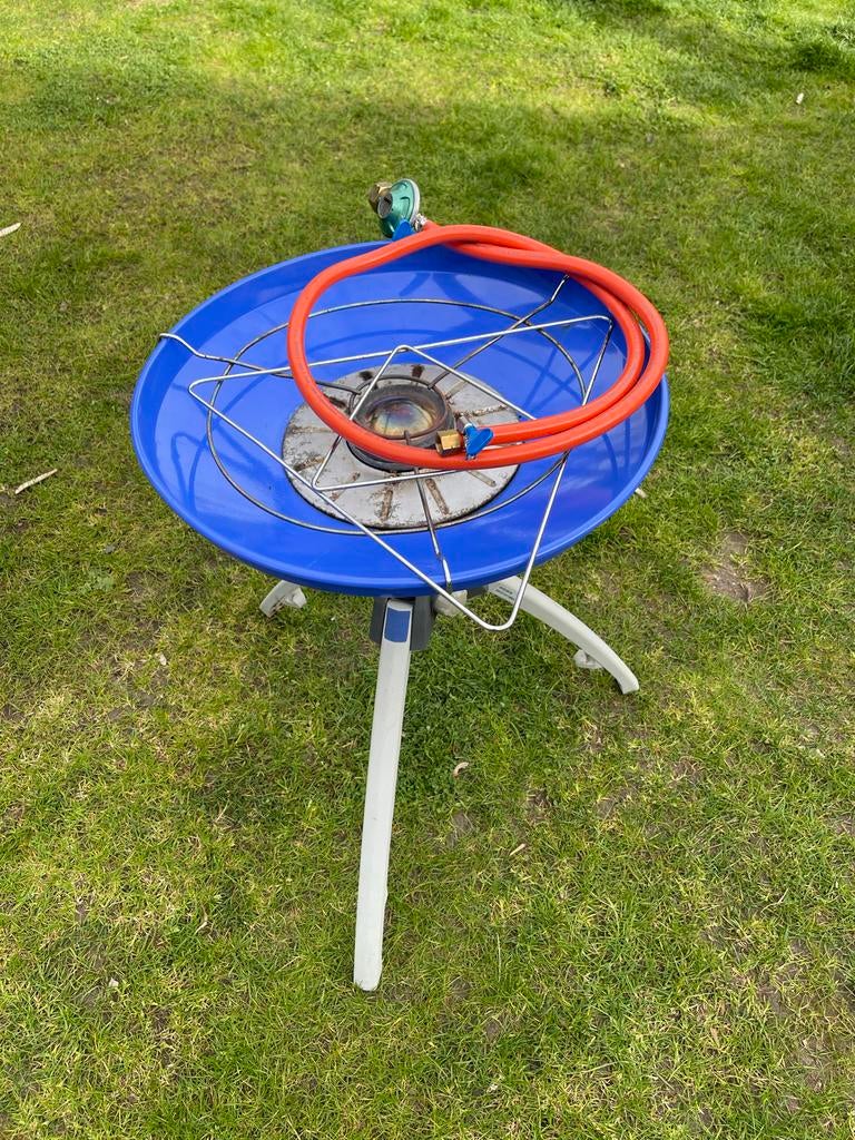 Cadac Skottelbraai met gasfles en hoes, Tuin en Terras, Gasbarbecues, Ophalen, Gebruikt