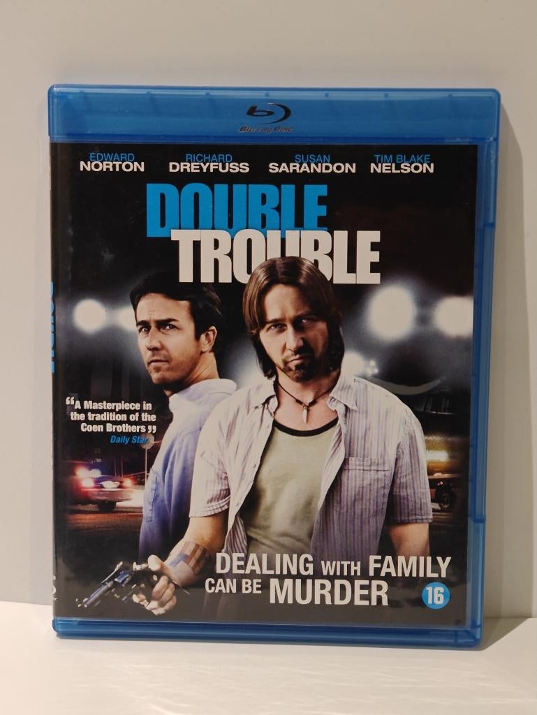 Double Trouble Blu‑ray Norton Dreyfuss Susan Sarandon, Ophalen of Verzenden, Zo goed als nieuw, Actie