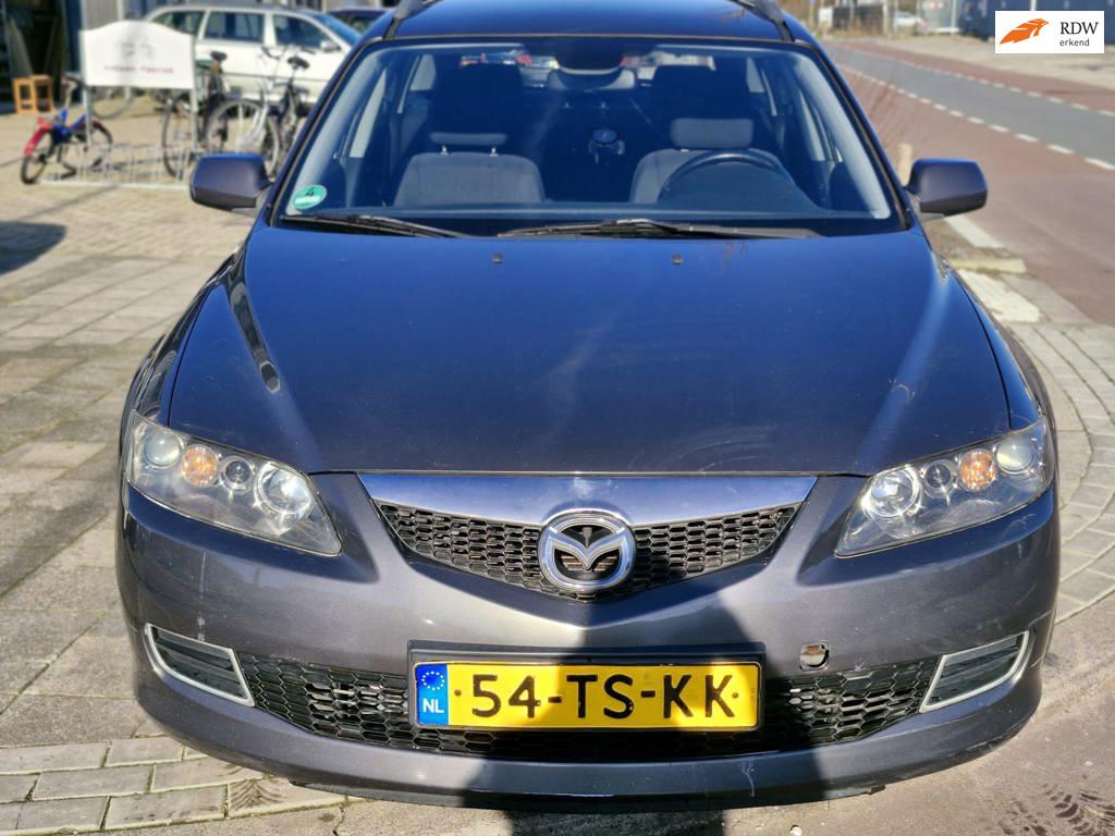 Mazda 6 Sportbreak 1.8i Touring, Auto's, Mazda, Stof, Gebruikt, 4 cilinders, Startonderbreker