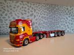 WSI, Scania R Combinatie Henk Vlot, Hobby en Vrije tijd, Modelauto's | 1:50, Ophalen of Verzenden, Zo goed als nieuw, Bus of Vrachtwagen