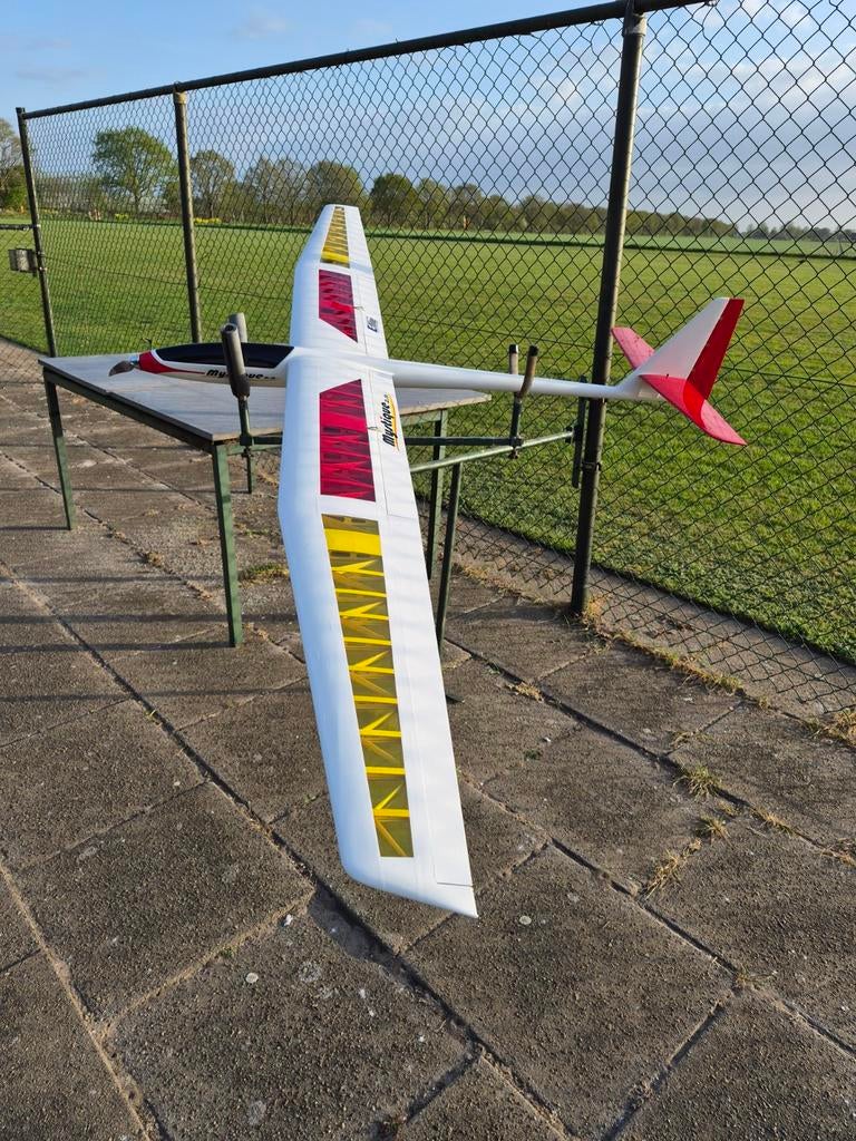 E-flite Mystique 2.9 zweefvliegtuig, Ophalen, Zo goed als nieuw, Elektro