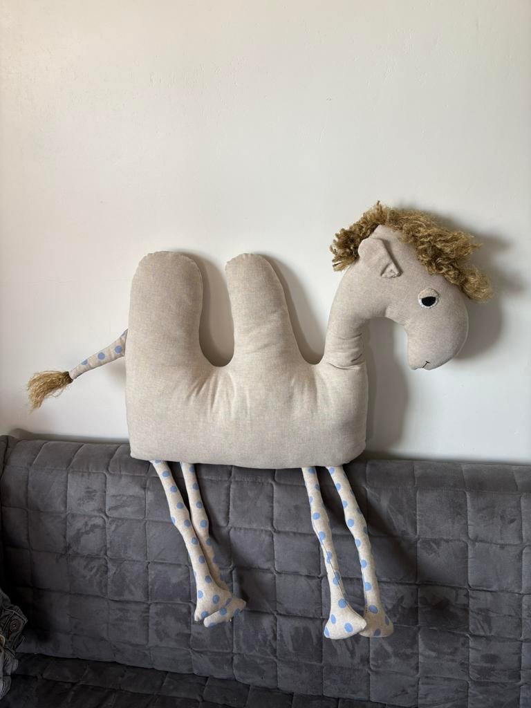 Kussen kameel kinderkamer, Ophalen of Verzenden, Zo goed als nieuw, Kleed of Kussen