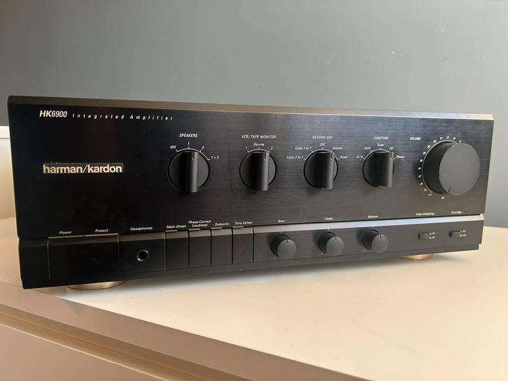Harman Kardon HK6900 geintegreerde versterker, Audio, Tv en Foto, Versterkers en Receivers, Zo goed als nieuw, Overige merken