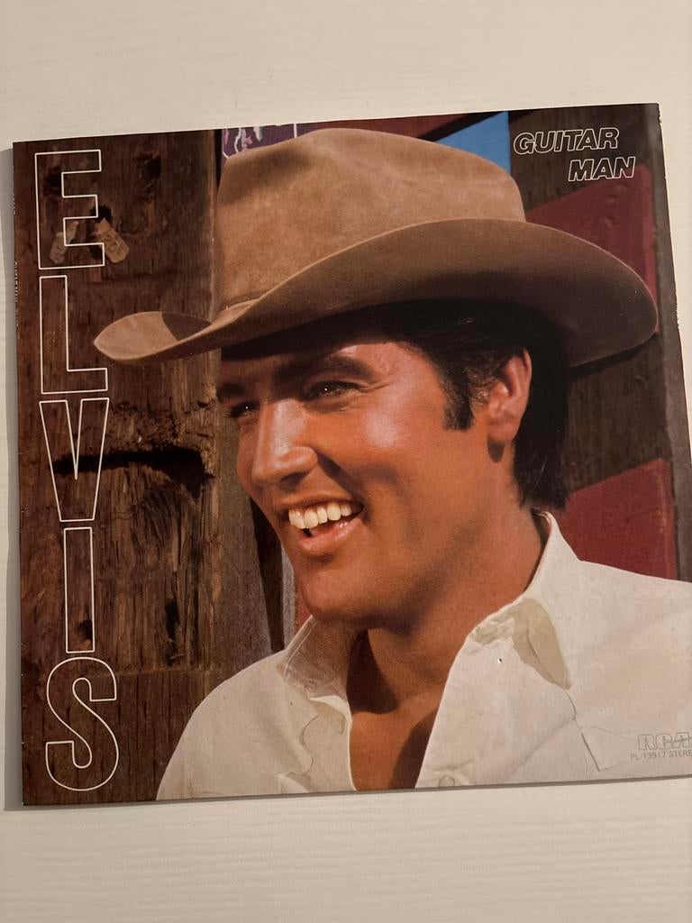 Elvis Presley - Guitar Man LP (1981), Ophalen of Verzenden, Gebruikt, Cd of Plaat