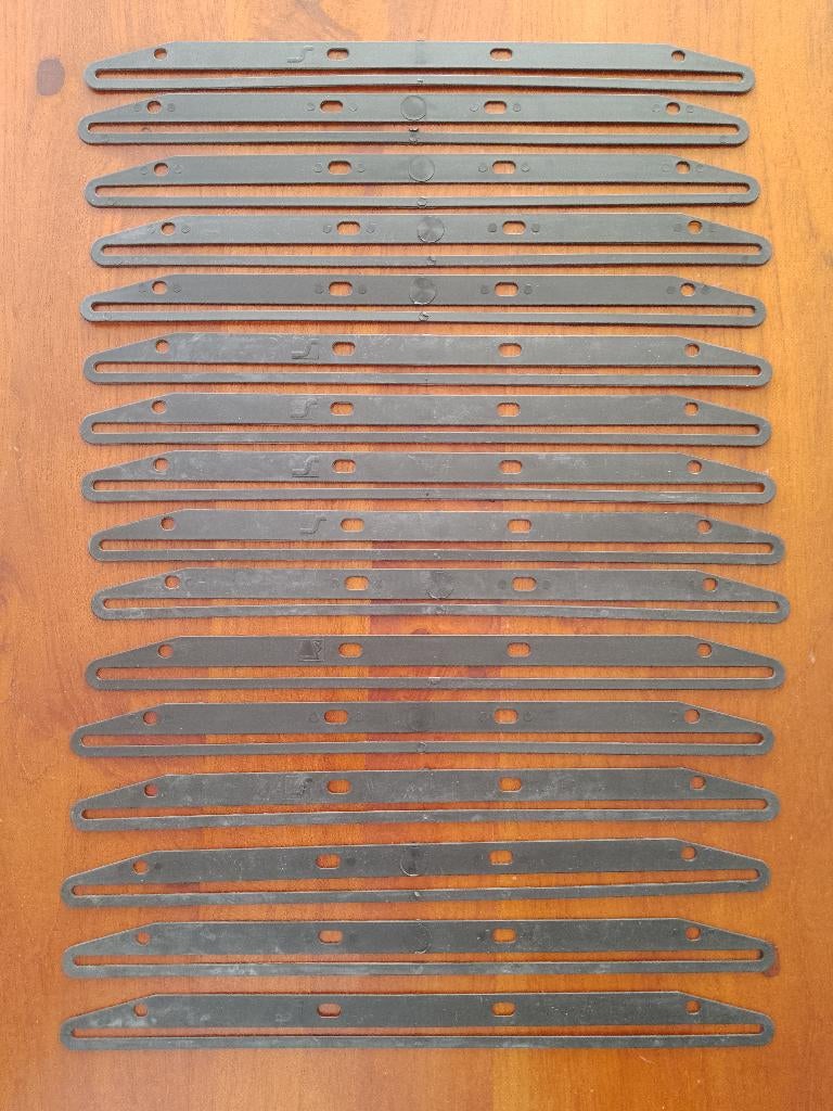 16 plastic strips voor opbergen van tijdschriften in ordner, Ophalen of Verzenden, Nieuw, Auto's