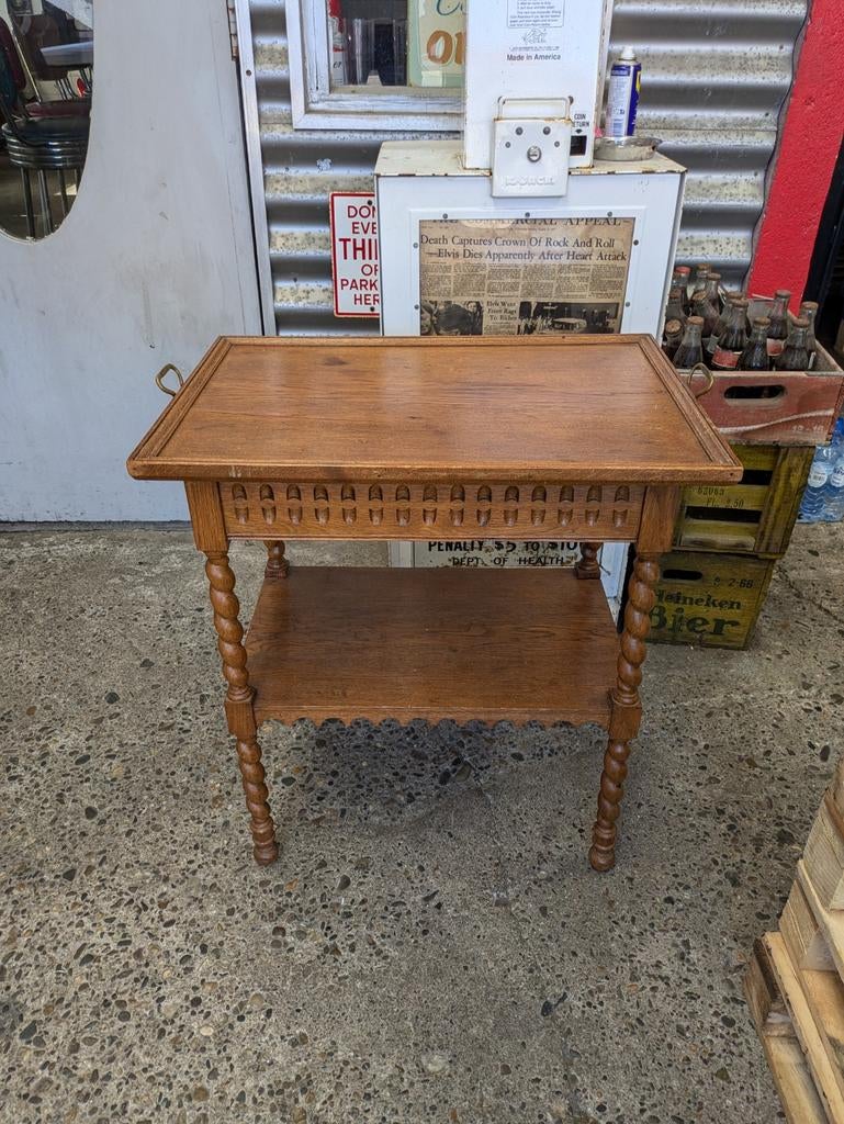 Tekoop theetafel, Ophalen