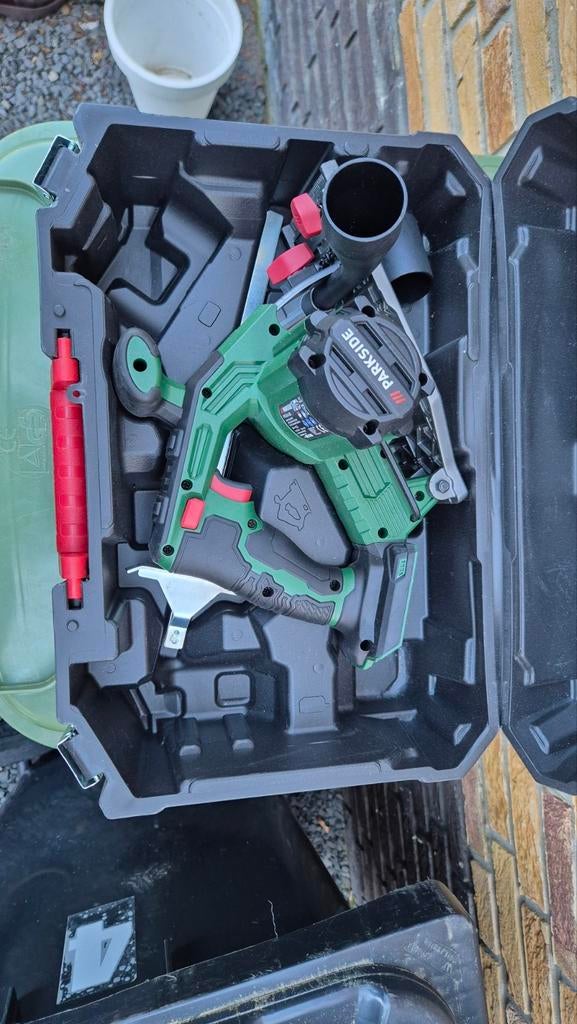Parkside Cirkelzaag - Compact en Krachtig, Cirkelzaag, Ophalen of Verzenden, Zo goed als nieuw, 30 tot 70 mm