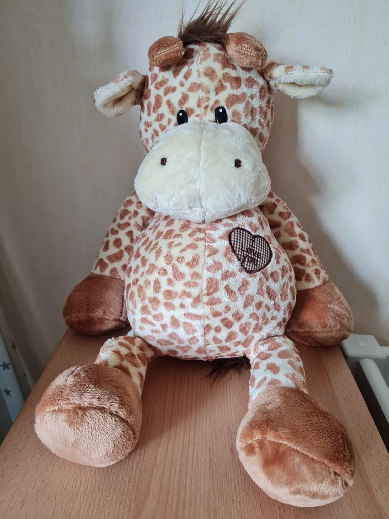 Grote knuffel giraf, 60 cm, Ophalen, Zo goed als nieuw, Overige typen