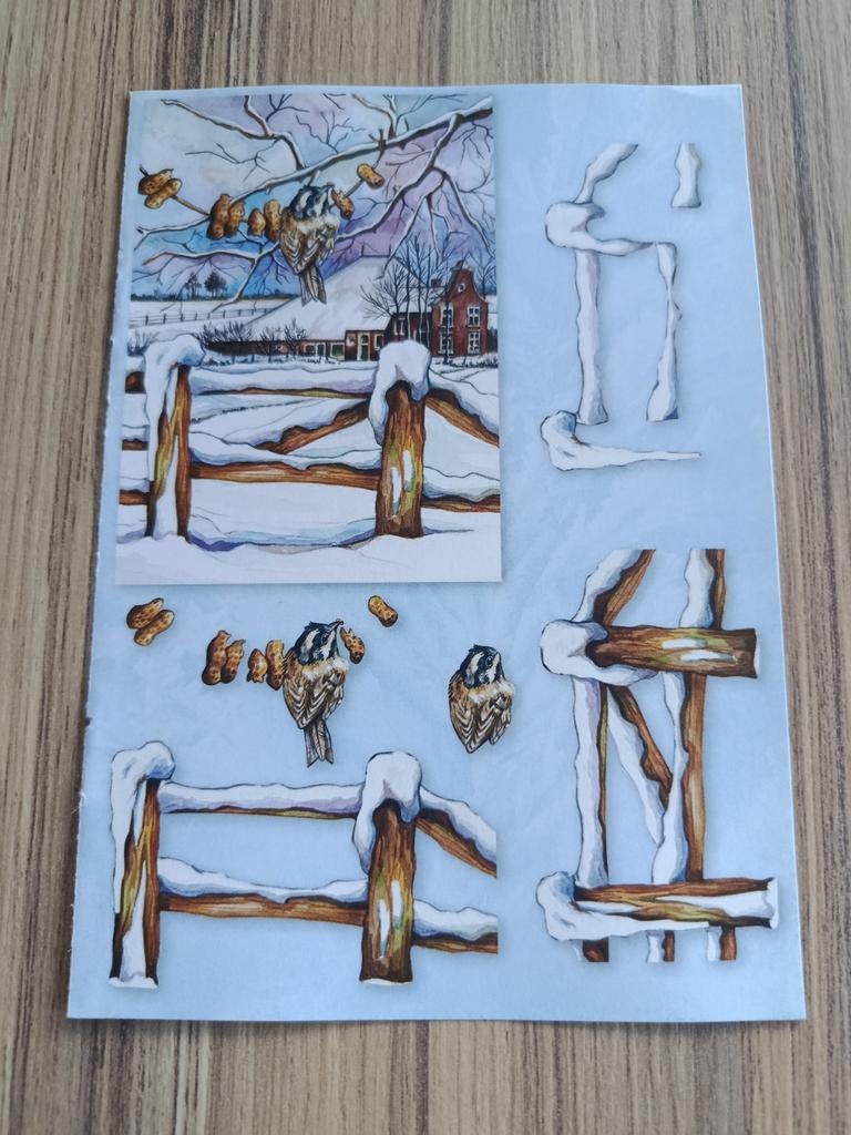 Knipvellen,, Hobby en Vrije tijd, Kaarten | Zelf maken, Verzenden, Nieuw, Overige thema's, Knipvel