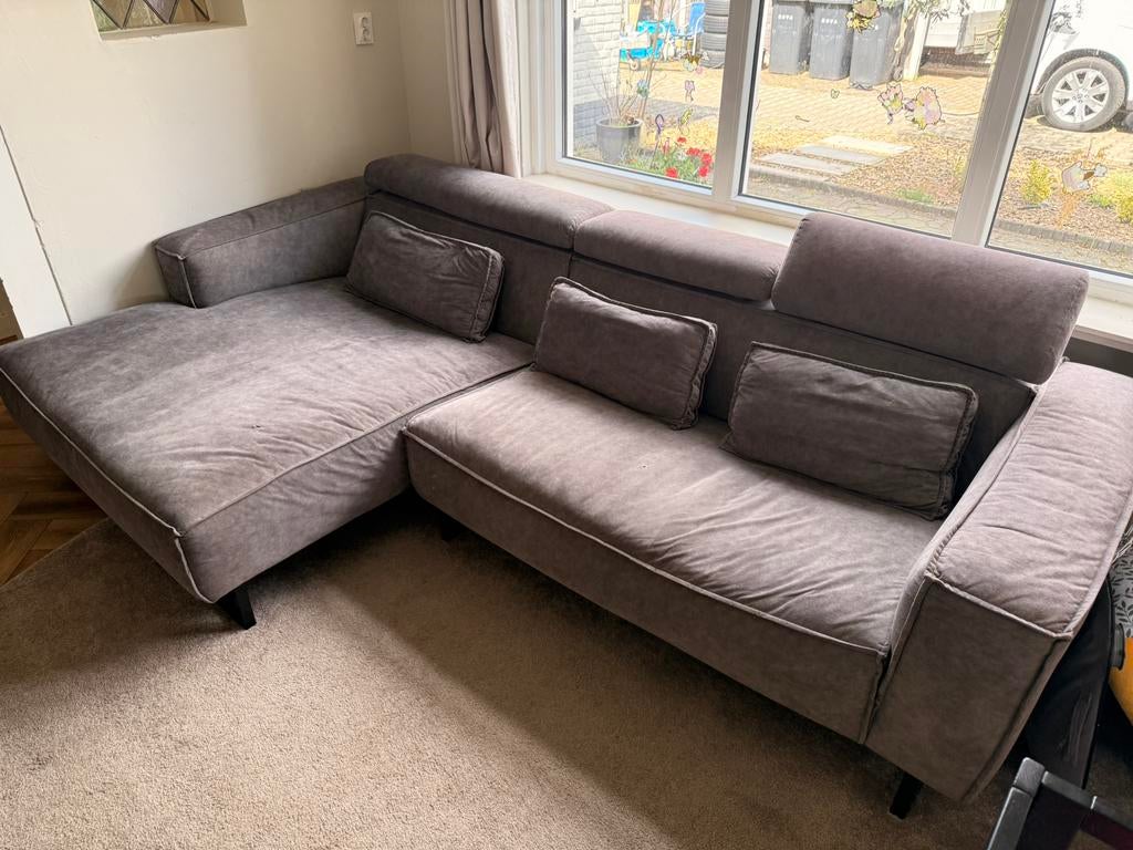 Hoekbank ROVATO Goossens SNEL WEG, Ophalen, Gebruikt, Overige materialen, Chique