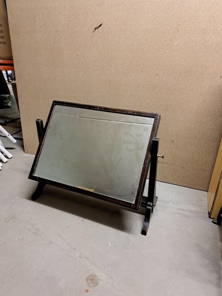 Spiegel op vloerstaand onderstel, Ophalen of Verzenden