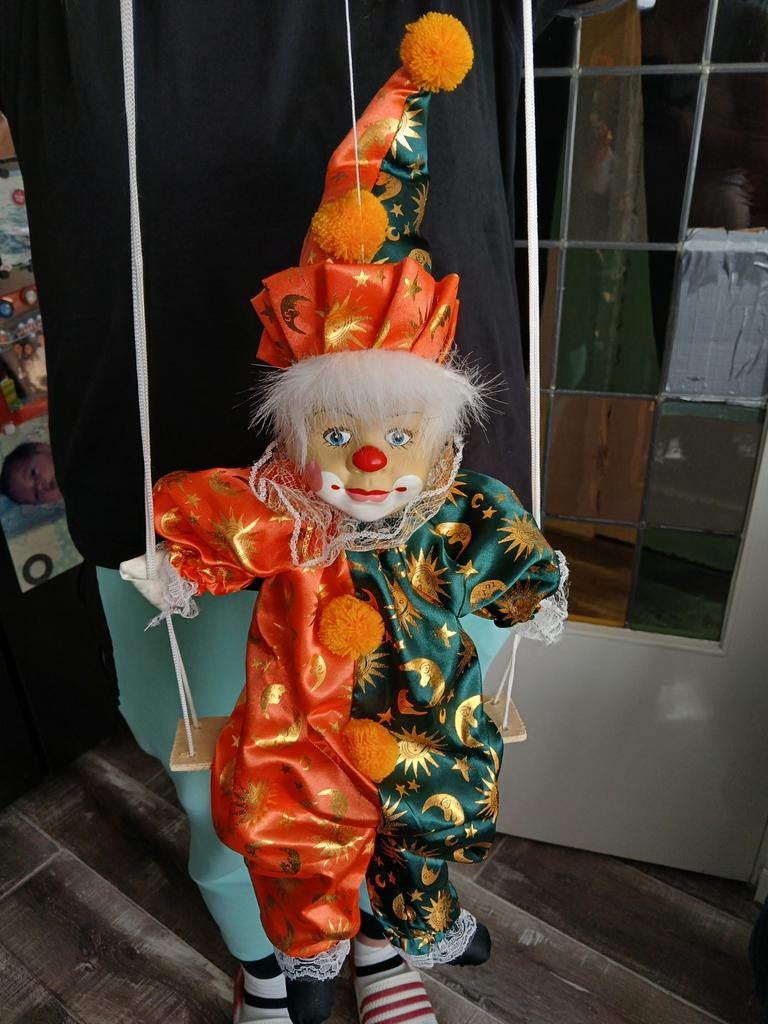 Hangende Clown op schommel, Ophalen of Verzenden, Nieuw
