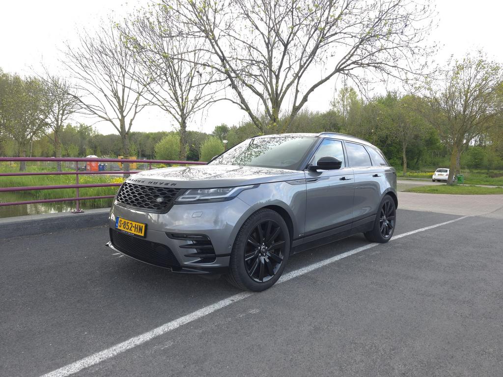 Land Rover Range Rover Velar 3.0 V6 300pk AWD AUT 2019 Grijs, Auto's, 4 cilinders, 1481 kg, Zwart, Particulier