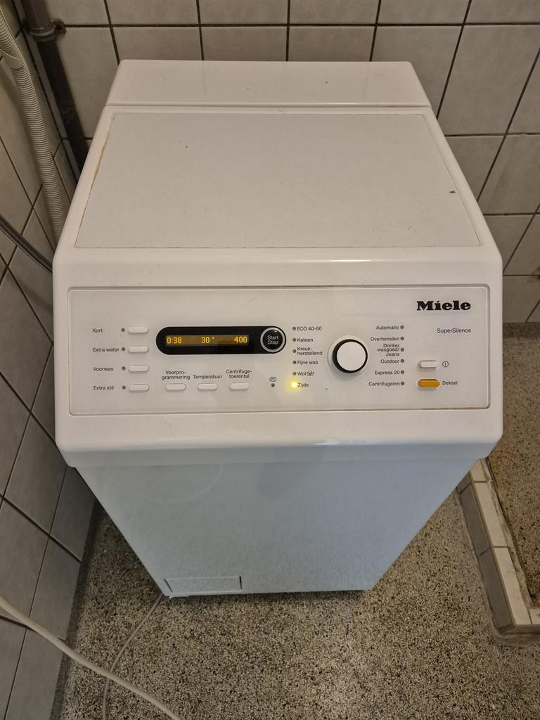 Wasmachine Miele, Witgoed en Apparatuur, 4 tot 6 kg, Ophalen, Gebruikt, Bovenlader