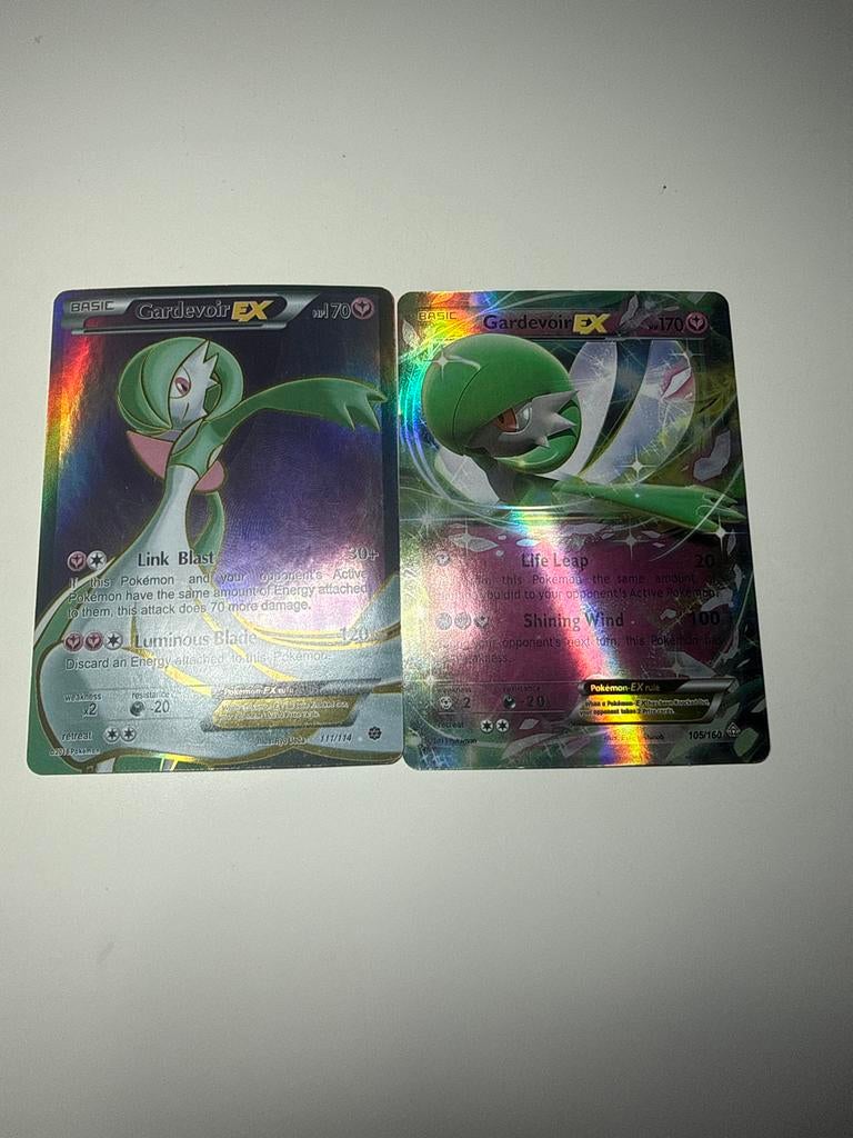 Gardevoir EX Pokémon kaarten, Verzenden, Gebruikt, Meerdere kaarten, Foil